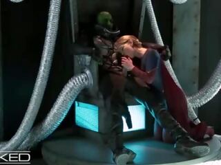 Wickedparodies - supergirl võrgutab braniac sisse anaal x kõlblik film