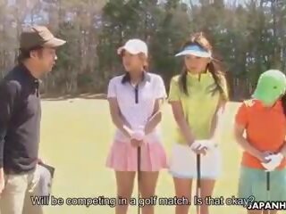 Aziatisch golf slattern krijgt geneukt op de ninth gat: xxx klem 2c | xhamster
