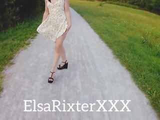 ของฉัน terrific เดิน ใน the สวน สาธารณะ แวบวับ elsarixtetxxx | xhamster