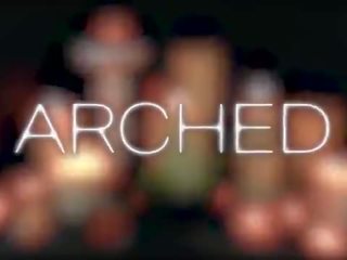 ARCHED -Katie Kush & Laz Fyre Flexible Oiled xxx clip