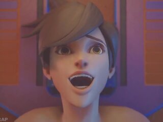 Tracer is Tickled in Dva's Arcade, Free x rated film 5b | xHamster