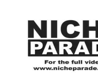 NICHE PARADE - Young&comma; Competitive Pornstars Jocelyn Stone And Kira Perez Enter Competition To Find Out Who Can open A stripling Cum Faster With Their Hands