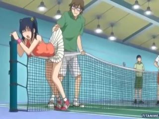 Një randy tenis praktikë