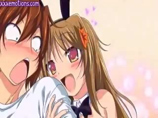 Dois anime meninas obter ejaculação na cara